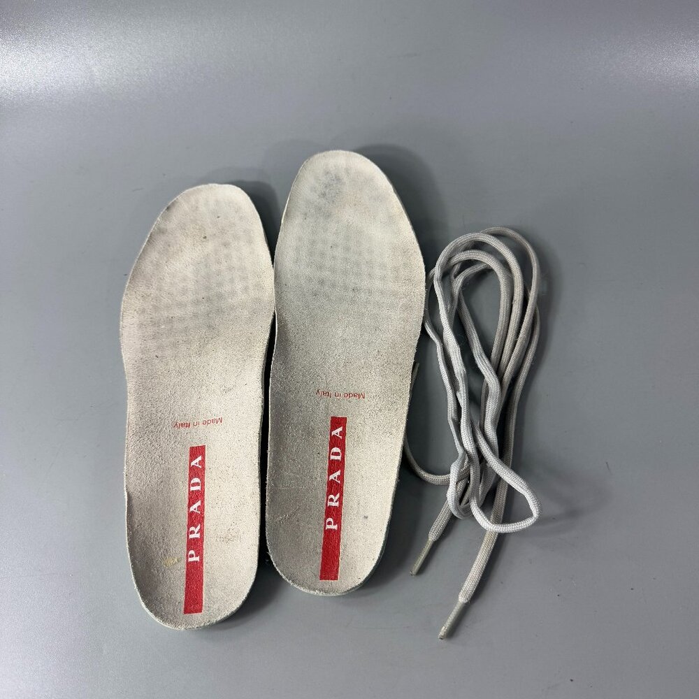 Authentic Prada Shoe Insert Soles Replacement (pair) with Shoe Laces
